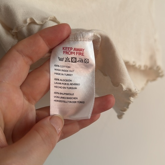 UO Starcrossed Lettuce Edge Baby T-Shirt M - Picture 6 of 6